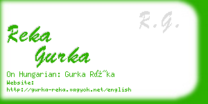 reka gurka business card